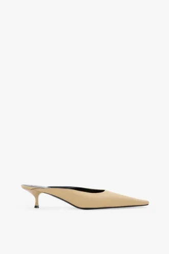 Sloane Mule 45 in Sand-Baumwolle