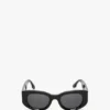 Sonnenbrille mit Monogramm-Detail in Schwarz Sonnenbrille mit Monogramm-Detail in Schwarz