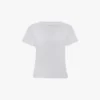 T-Shirt in geschrumpfter Passform in Weiß T-Shirt in geschrumpfter Passform in Weiß