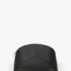 The Victoria Large Travel Pouch aus schwarzem Leder