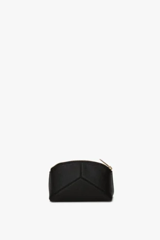 The Victoria Mini-Reisetasche aus schwarzem Leder The Victoria Mini-Reisetasche aus schwarzem Leder