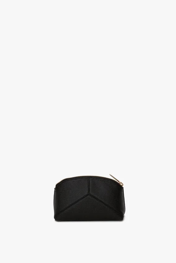 The Victoria Mini-Reisetasche aus schwarzem Leder The Victoria Mini-Reisetasche aus schwarzem Leder