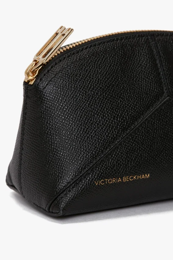 The Victoria Mini-Reisetasche aus schwarzem Leder The Victoria Mini-Reisetasche aus schwarzem Leder