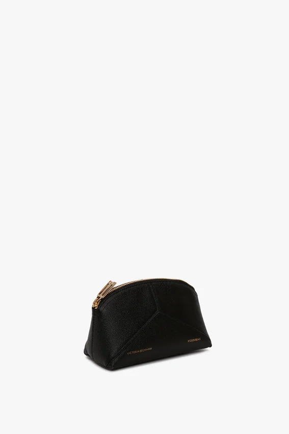 The Victoria Mini-Reisetasche aus schwarzem Leder The Victoria Mini-Reisetasche aus schwarzem Leder