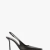 The Victoria Stiletto Slingback 100 aus schwarzem Leder The Victoria Stiletto Slingback 100 aus schwarzem Leder