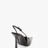 The Victoria Stiletto Slingback 100 aus schwarzem Leder The Victoria Stiletto Slingback 100 aus schwarzem Leder