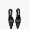 The Victoria Stiletto Slingback 100 aus schwarzem Leder The Victoria Stiletto Slingback 100 aus schwarzem Leder