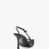 The Victoria Stiletto Slingback 100 aus schwarzem Mesh The Victoria Stiletto Slingback 100 aus schwarzem Mesh