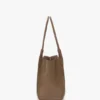 The Victoria-Tasche aus taubengrauem Leder