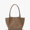 The Victoria-Tasche aus taubengrauem Leder