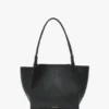 The Victoria Tote Bag aus schwarzem Leder