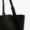 The Victoria Tote Bag groß aus schwarzem Leder