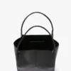 The Victoria Tote Bag groß aus schwarzem Leder