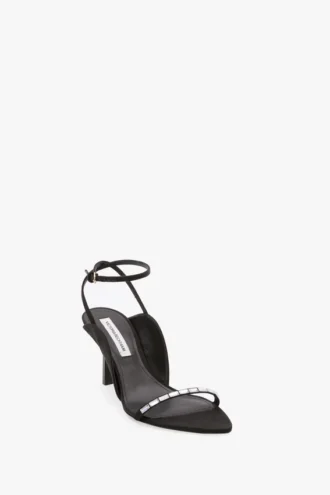 The Victoria verzierte Stiletto-Sandale 75 in Schwarz