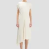 Twist-Schulterkleid in Elfenbein Twist-Schulterkleid in Elfenbein