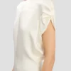 Twist-Schulterkleid in Elfenbein Twist-Schulterkleid in Elfenbein