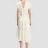 Twist-Schulterkleid in Elfenbein Twist-Schulterkleid in Elfenbein