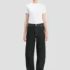 Twisted Slouch Jeans in gewaschenem Schwarz Twisted Slouch Jeans in gewaschenem Schwarz
