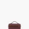 Vanity Crossbody aus burgunderrotem Leder Vanity Crossbody aus burgunderrotem Leder